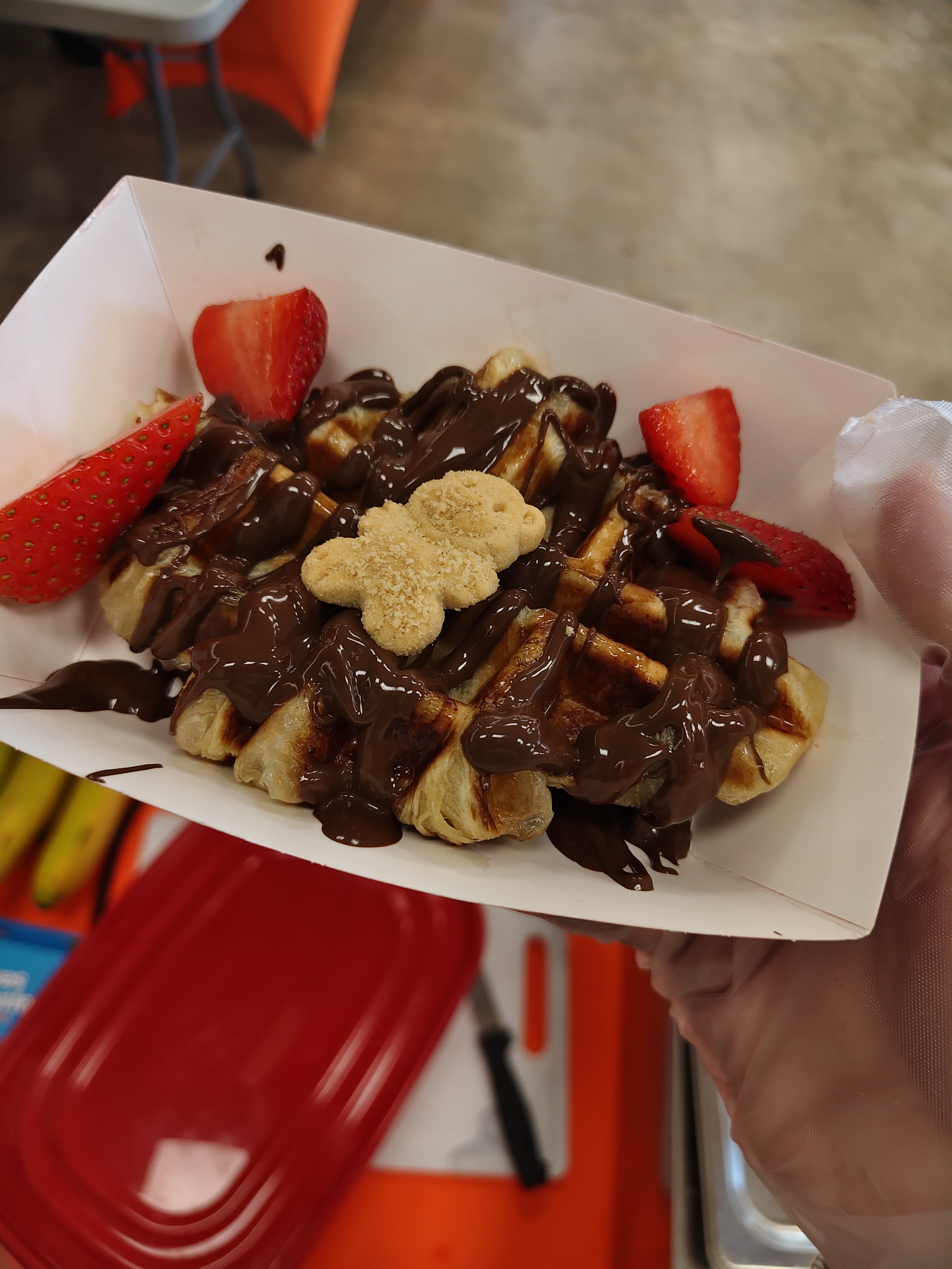 Waffled Croissants dessert by The Sugar Munch